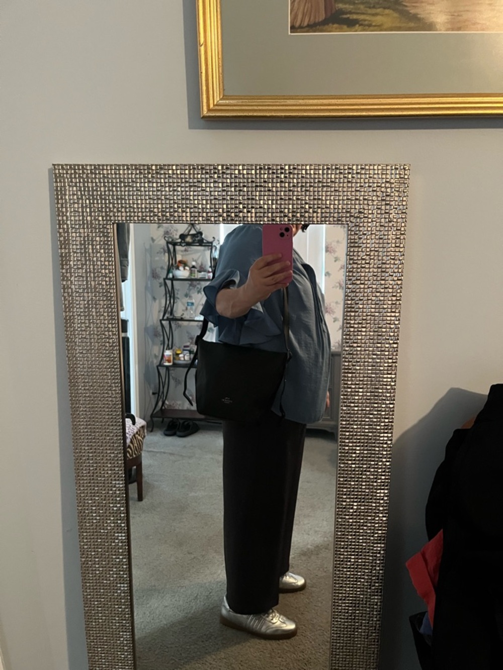 Coach Black Pebbled Leather Shoulder Bag - Picture 8 of 8